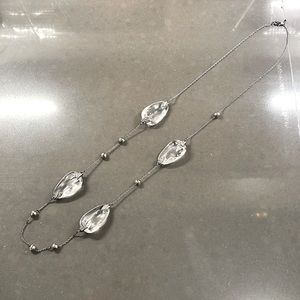Alexis Bittar Lucite & Crystal Necklace